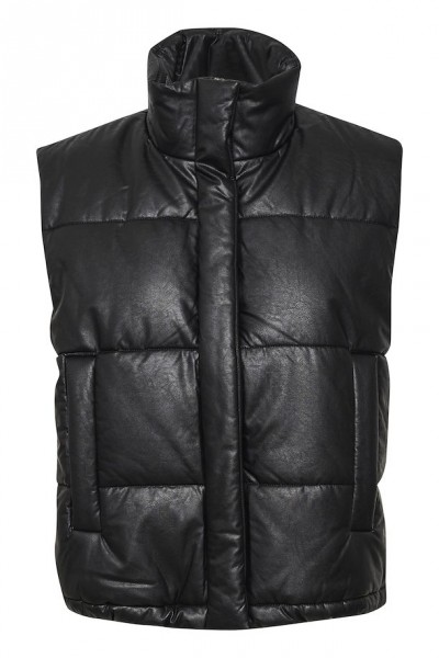 Soaked in luxury SL Birthe Waistcoat black aus 100% Viskose