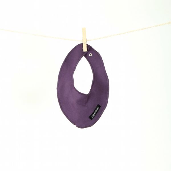 VILLERVALLA Wendbares Halstuch REVERSIBLE SCARF - DRK VIOLET - One size