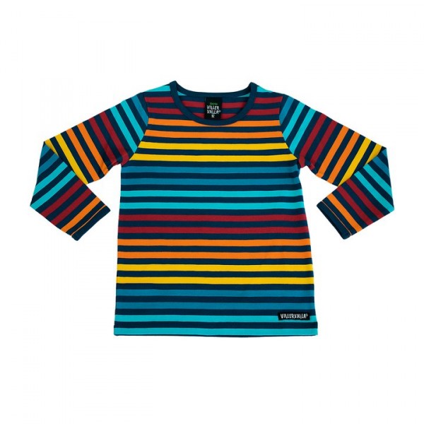 Villervalla langärmliges Tshirt marina