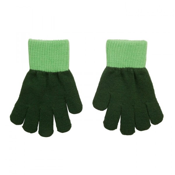 Villervalla gestrickter Fingerhandschuhe drk pine