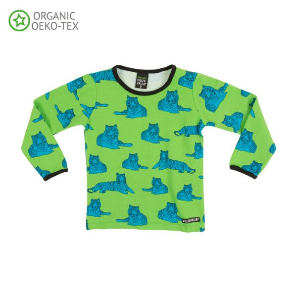 Villervalla Soft long sleeved tricot t-shirt avocado