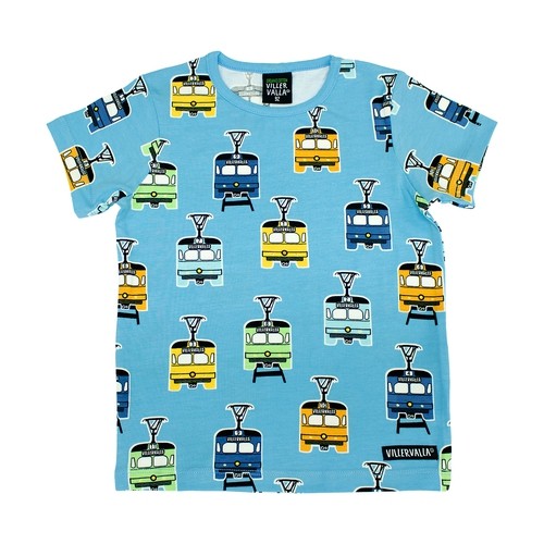 Villervalla Tshirt Tram aqua