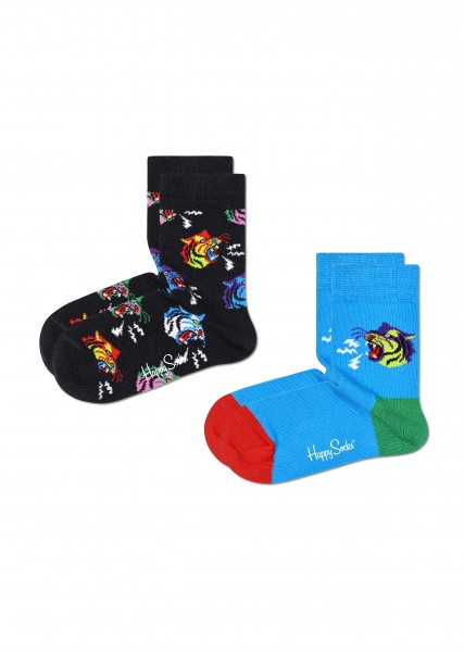 Happy Socks Socken Doppelpack Kinder Tiger/Tiger