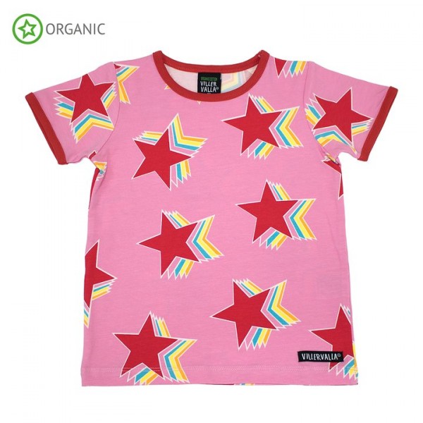 Villervalla Kurzarm Tshirt azalea