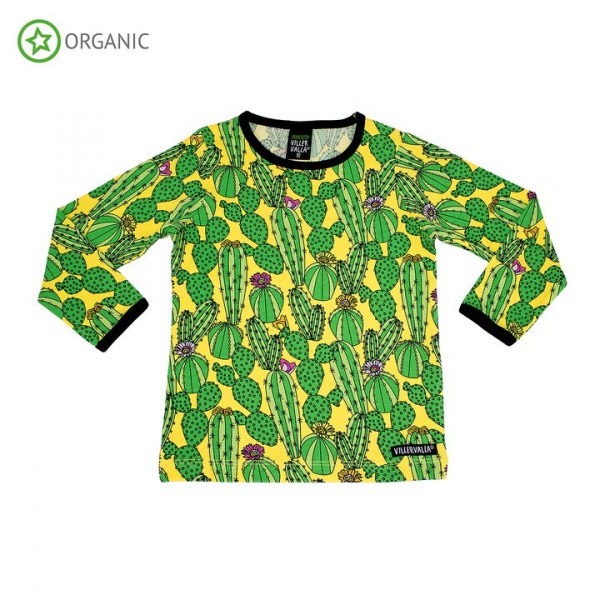 Villervalla langärmliges T-shirt Cactus