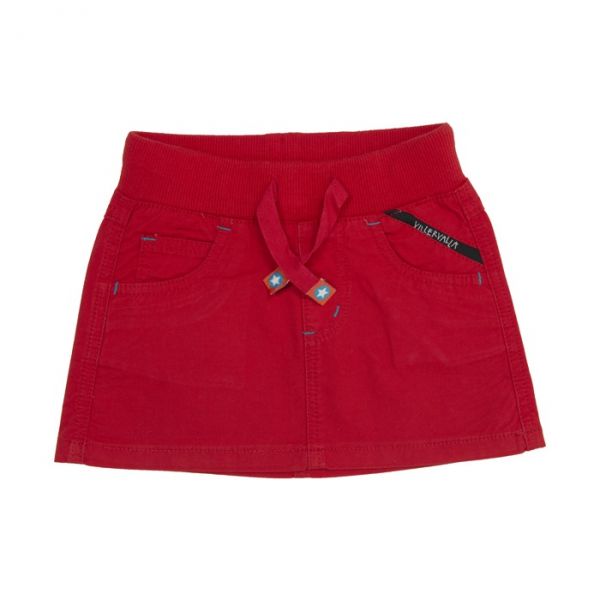 VILLERVALLA Canvas skirt CORAL