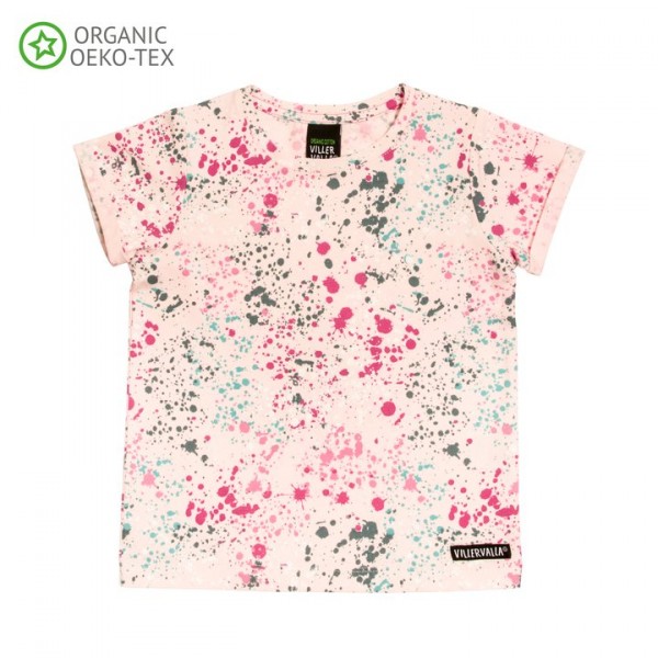 Villervalla Kurzarm T-shirt rose