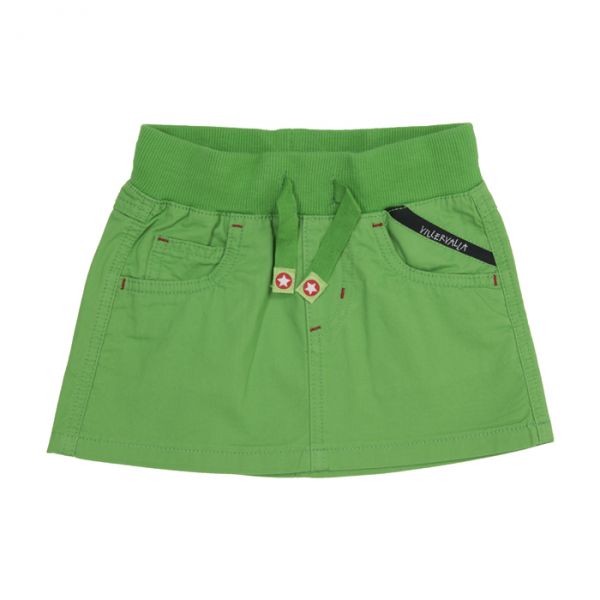 VILLERVALLA Canvas skirt AVOCADO
