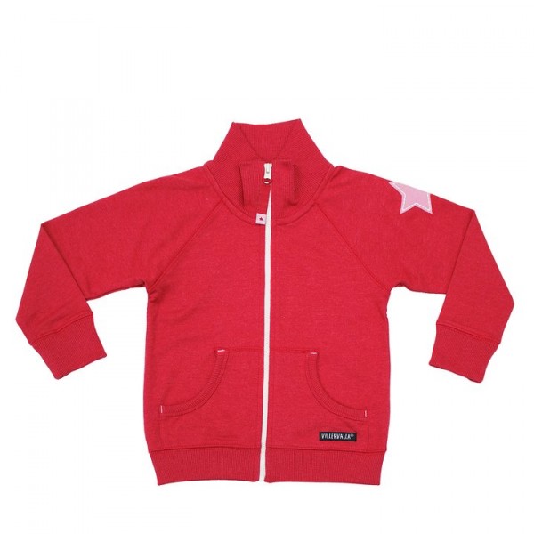 Villervalla Sweatjacke rhubarb