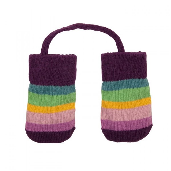 Villervalla gestrickter Babyhandschuh mit Kordel asia Größe 0-1 Jahr