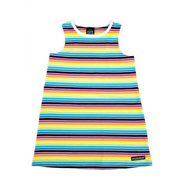 Villervalla kurzärmliges Kleid rainbow