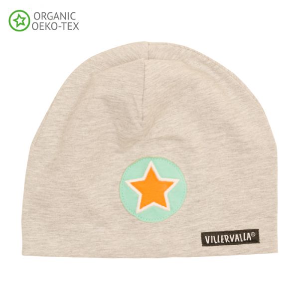 Villervalla Soft tricot hat grey melange