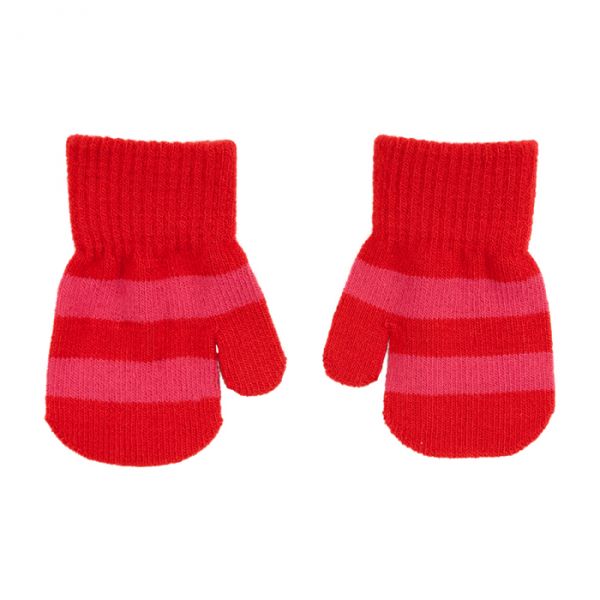 Villervalla Mitten 1-3 years paprika/cranberry