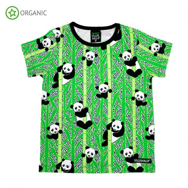 Villervalla kurzärmliges T-shirt panda