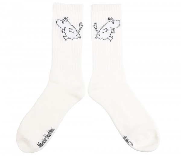 Nordic Buddies Mumin Tennis Socken weiss Gr. 40-45