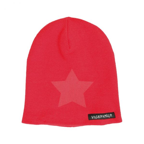 VILLERVALLA knitted hat SOLID DRK TOMATO