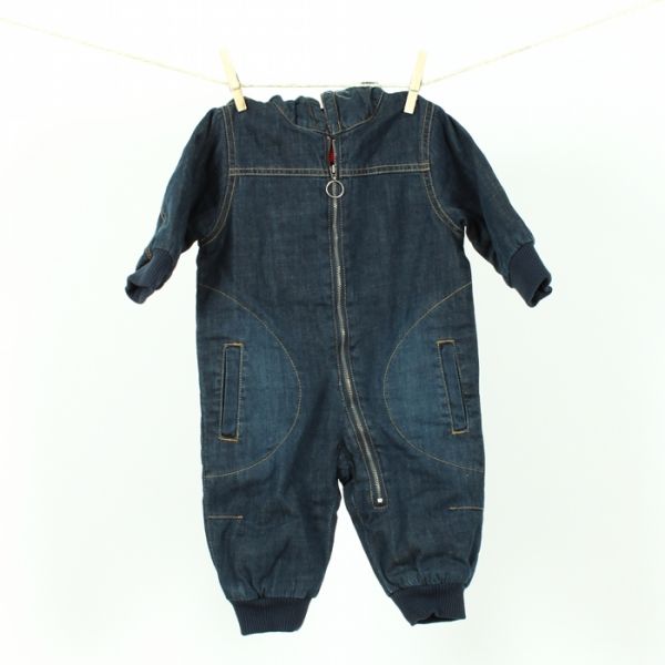 VILLERVALLA Gefütterter Jeansoverall PADDED OVERALL - DARK DENIM