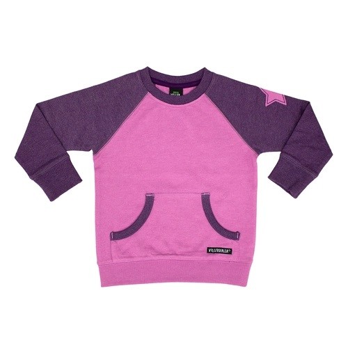 Villervalla langärmliges Sweatshirt plum/fuchsia