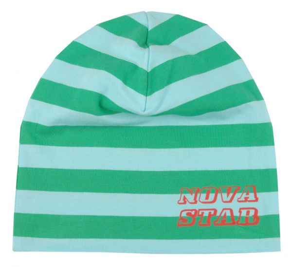 NOVA STAR Striped Beanie Green