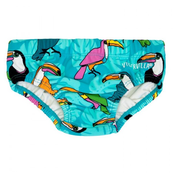 Villervalla Badehose mit wasserfestem Futter reef