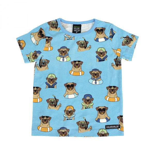 Villervalla Tshirt Pool Dogs aqua