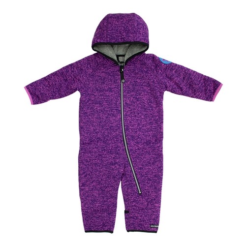 Villervalla Pile Fleece Overall aubergine/lotus