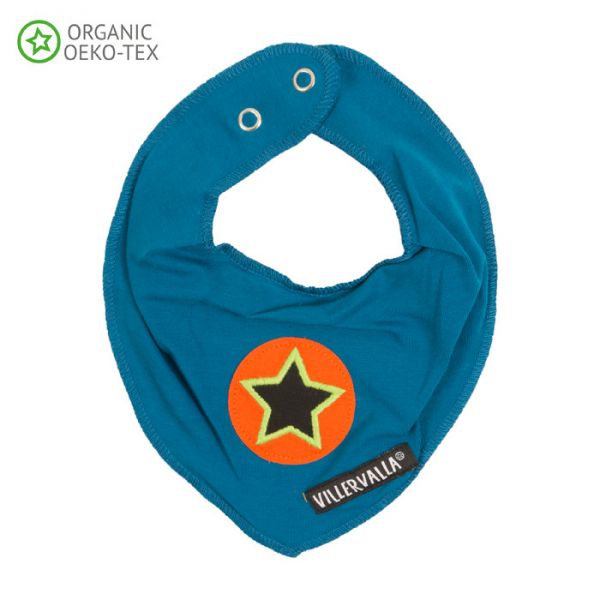 Villervalla Soft, reversible tricot scarf drk pacific