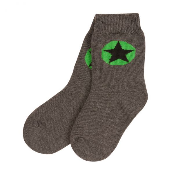 Villervalla Socks drk grey melange