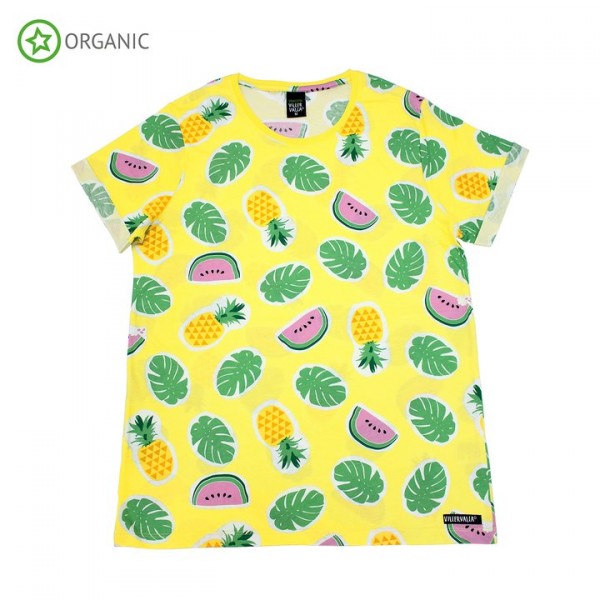 Villervalla Kurzarm Tshirt für Erwachsene lemonade