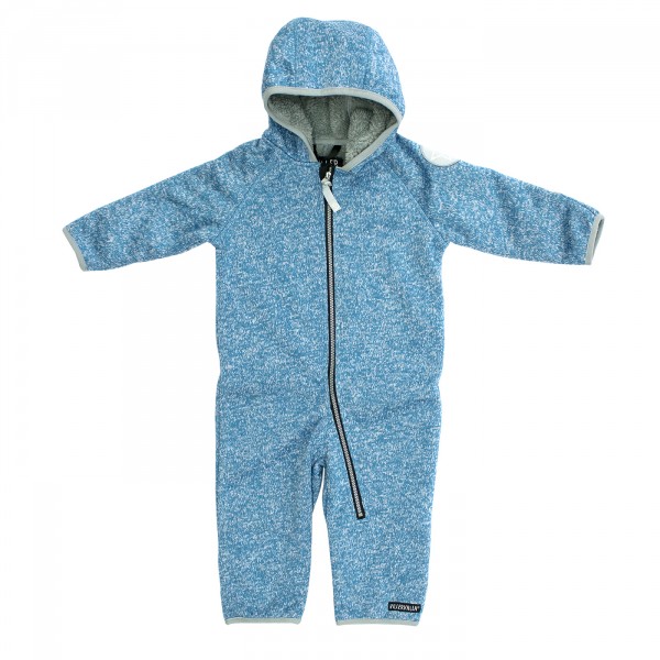 Villervalla Pile Fleece Overall ocean/marble