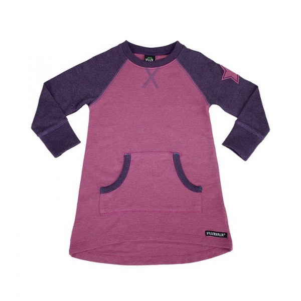 Villervalla Sweatkleid purple/smoothie