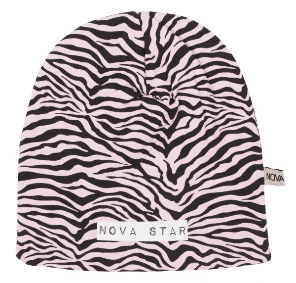 NOVA STAR Mütze zebra pink