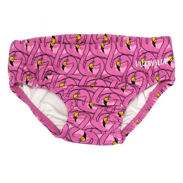 Villervalla Badehose mit wasserfestem Futter flamingo