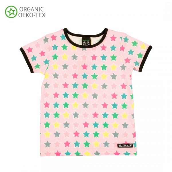 Villervalla Kurzarm T-shirt rose