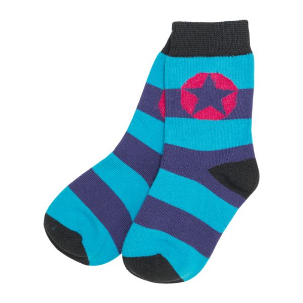 VILLERVALLA Socks Mulberry/Aqua