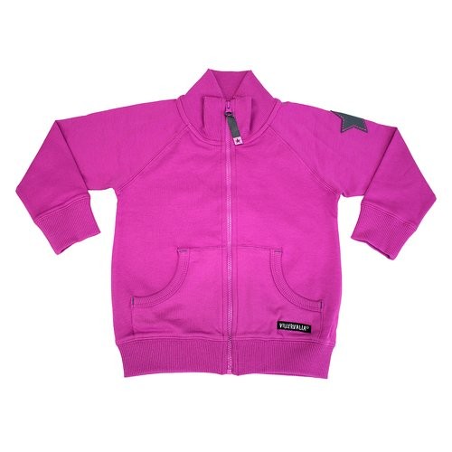 Villervalla Sweatjacke lotus mit Reißverschluß und Tasche vorne