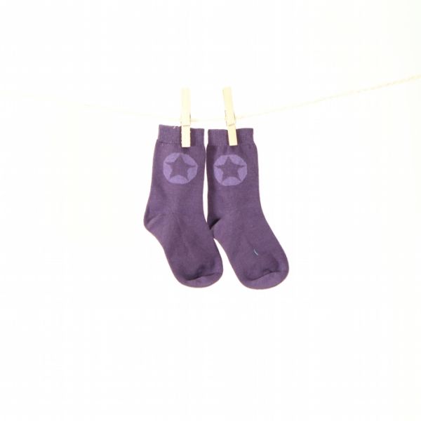 VILLERVALLA Socken SOCKS SOLID - DRK VIOLET