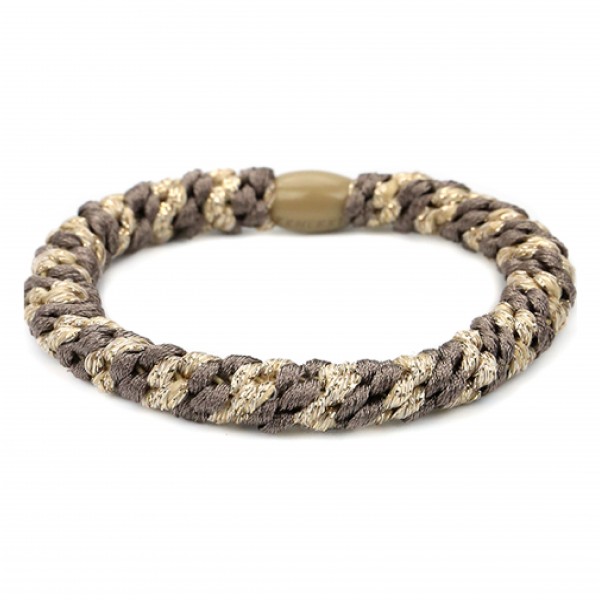 Liebly Haargummi mix glitter khaki