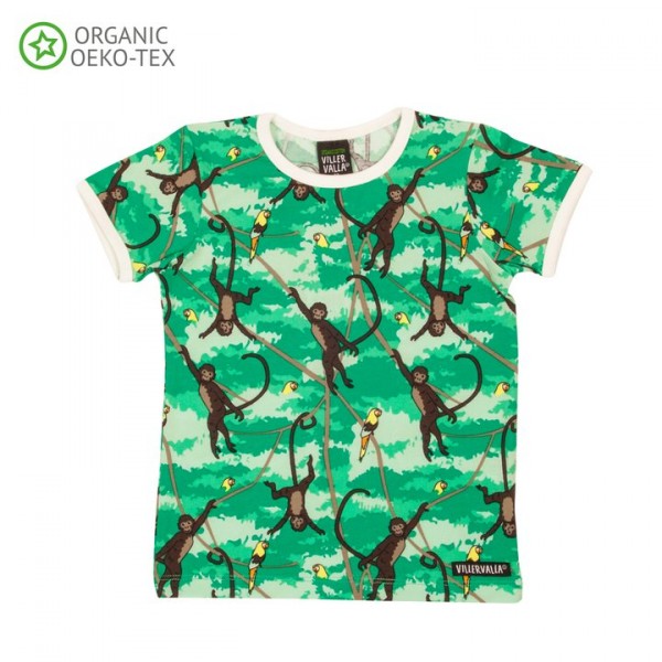 Villervalla Kurzarm T-shirt Affe