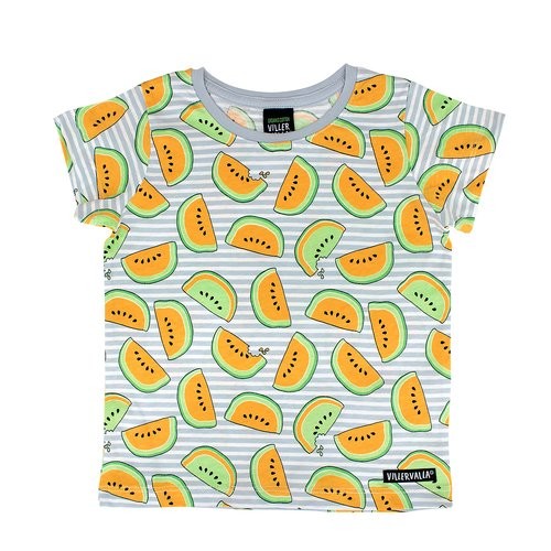 Villervalla Kurzarm Tshirt melon mid cement