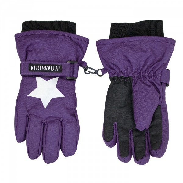 Villervalla wasserfeste Fingerhandschuhe plum