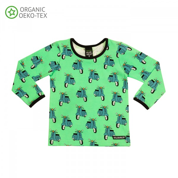 Villervalla langärmliges T-shirt pear