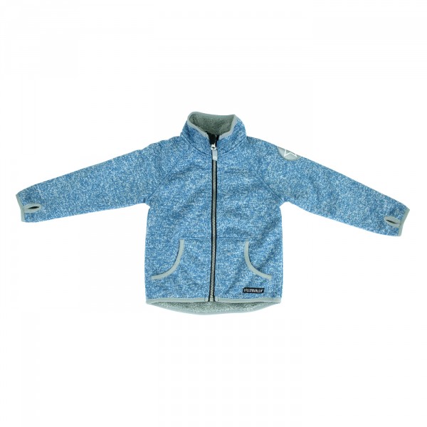 Villervalla Pile Fleece Jacke ocean/marble