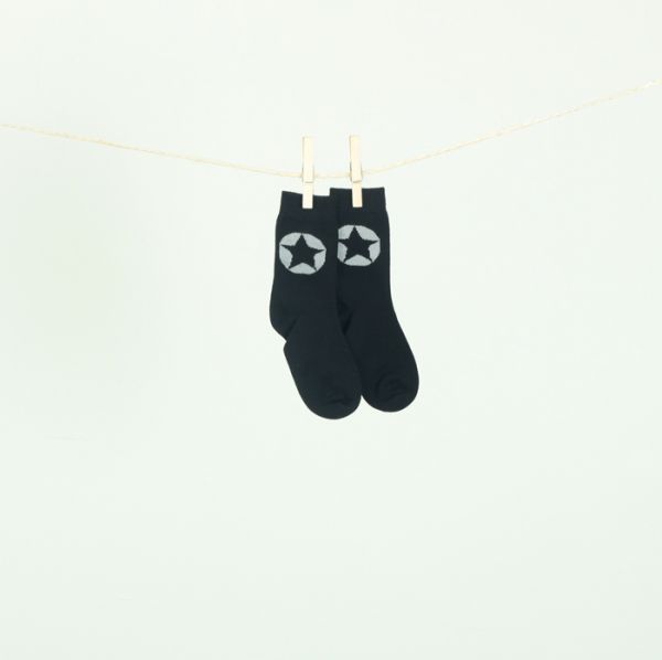 VILLERVALLA socks BLACK