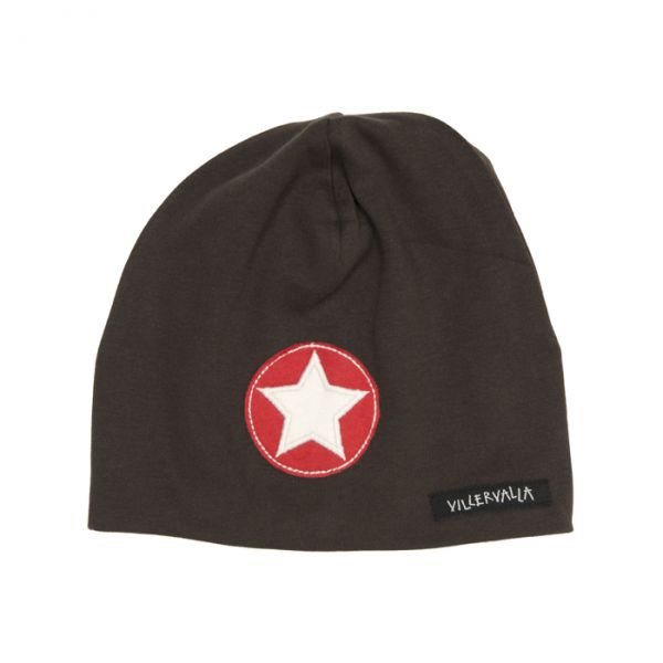 VILLERVALLA Soft tricot hat CHOCOLATE