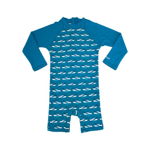 Villervalla UV-Overall shark/nautic mit 50+ Schutz