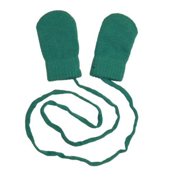 VILLERVALLA baby glove SOLID PETROL
