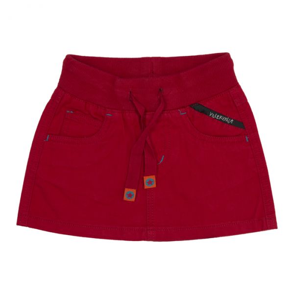 VILLERVALLA Twill Skirt CHILI