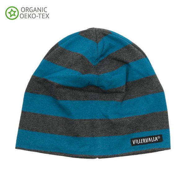 Villervalla Soft tricot hat pacific/avocado