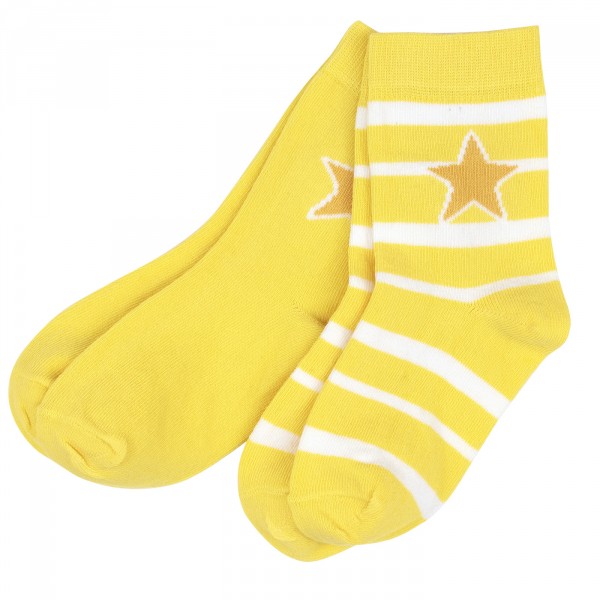 Villervalla Socken Set lemon